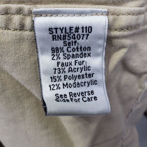 Cabi Khaki Lightweight Hooded Utility Jacket Style 110 Women's Size L - Picture 7 of 10